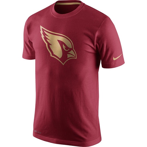 NFL Men's Nike Cardinal Arizona Cardinals Championship Drive Gold Collection Performance T-Shirt